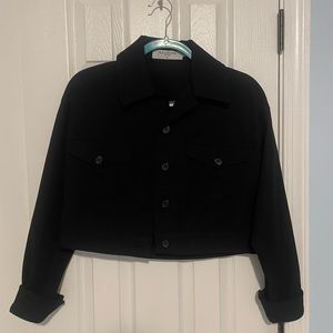 M. M. Lafleur Cropped Trench Coat